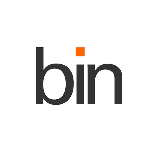 Logo da franquia Bin – Serviços