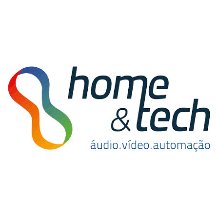 Logo da franquia Home&Tech – Casa e Construção