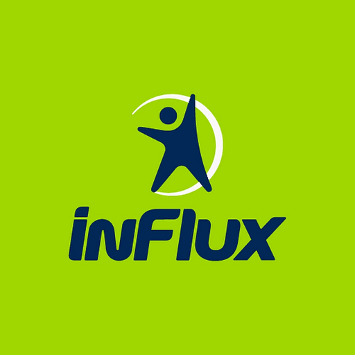 Logo da franquia Influx – Educação