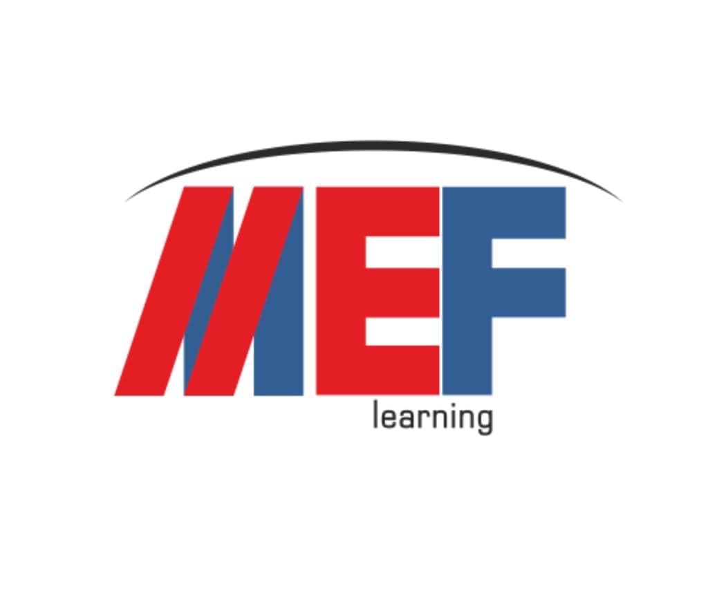 Logo da franquia Mef Learning – Educação