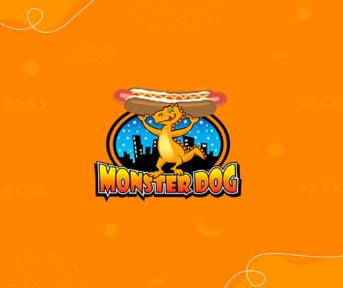 Logo da franquia Monster Dog – Alimentação