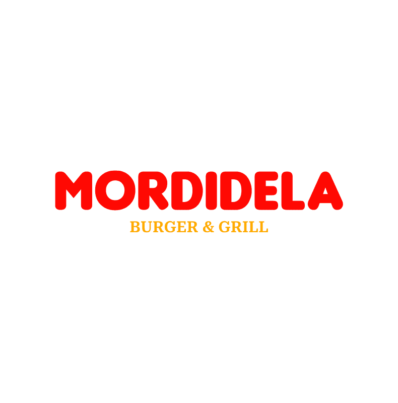 Logo da franquia Mordidela – Alimentação