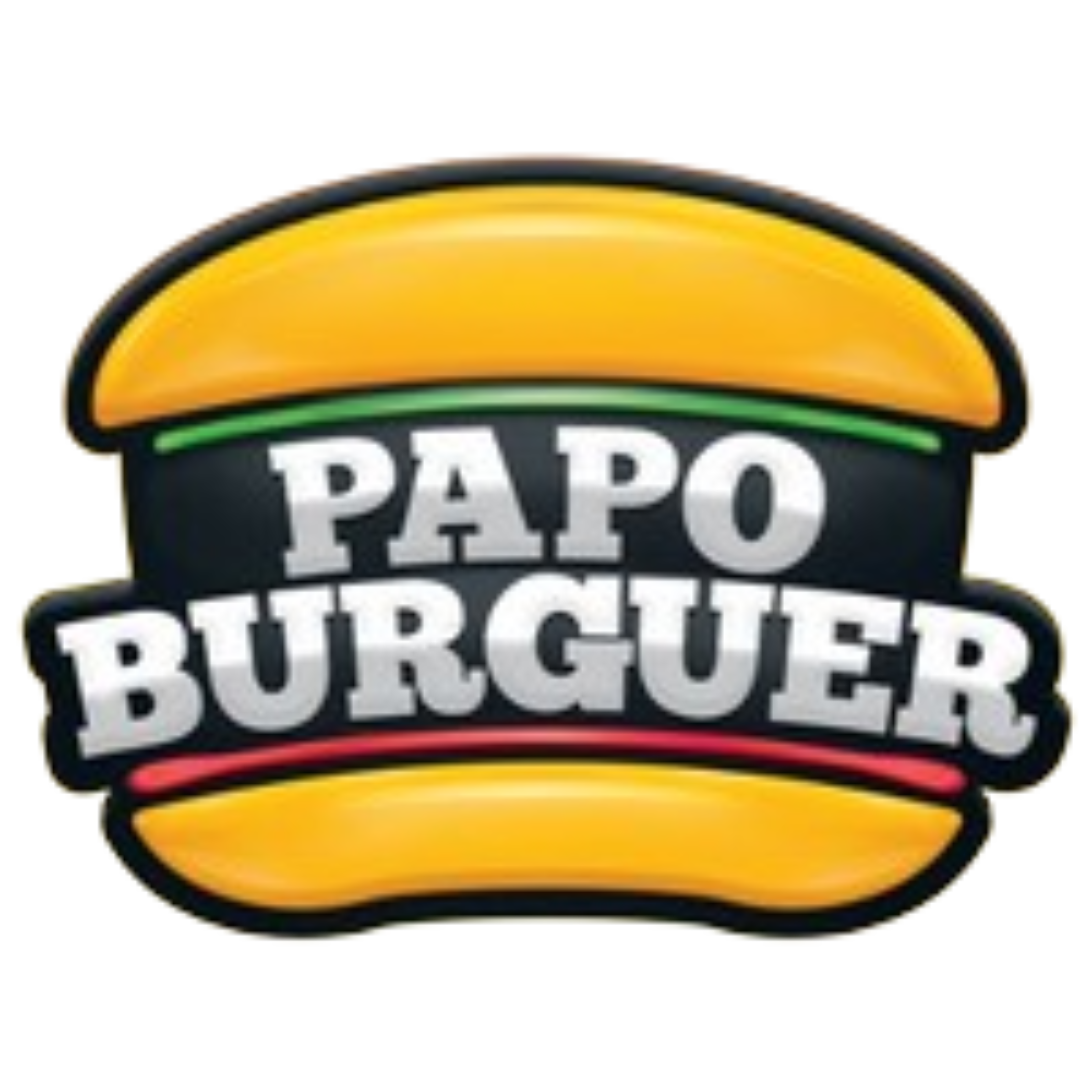 Logo da franquia Papo Burguer – Alimentação