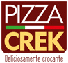 Logo da franquia Pizza Crek – Alimentação
