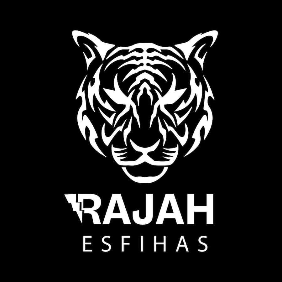 Logo da franquia Rajah Esfihas – Alimentação