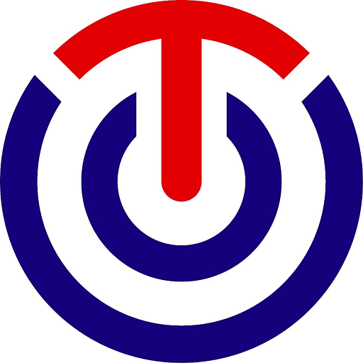 Logo da franquia Tecnoportas – Casa e Construção