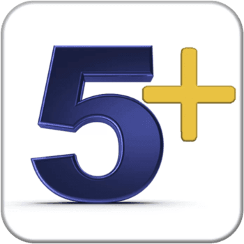 Logo da franquia 5 Mais – Serviços