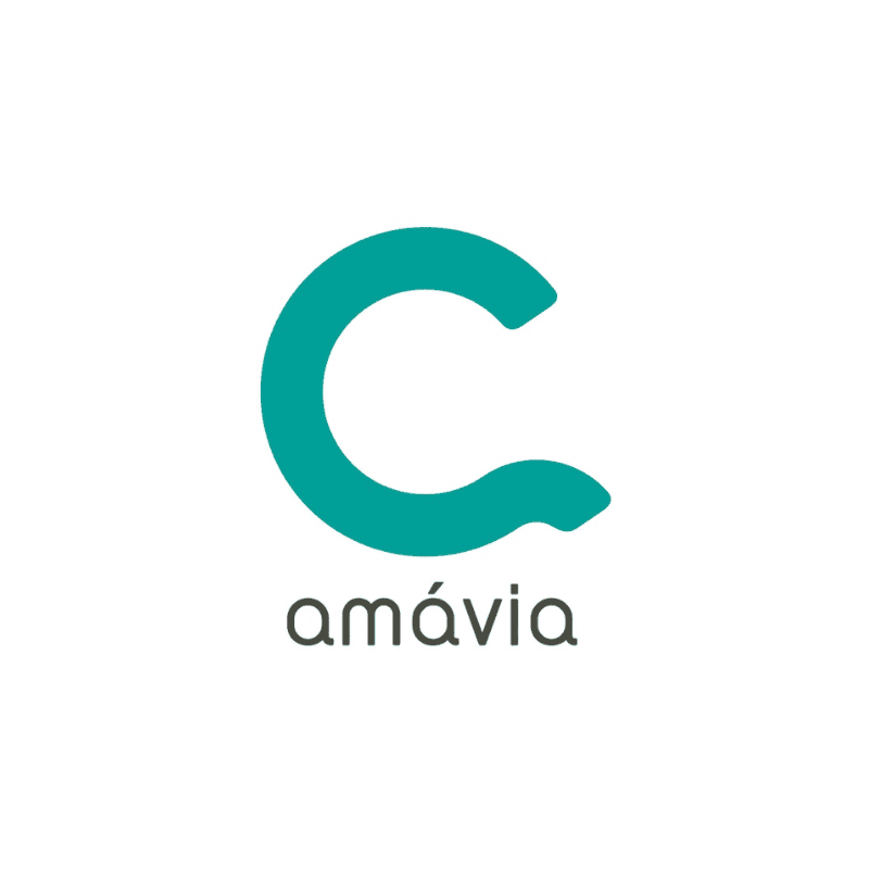Logo da franquia Amávia Cosméticos – Beleza e Estética