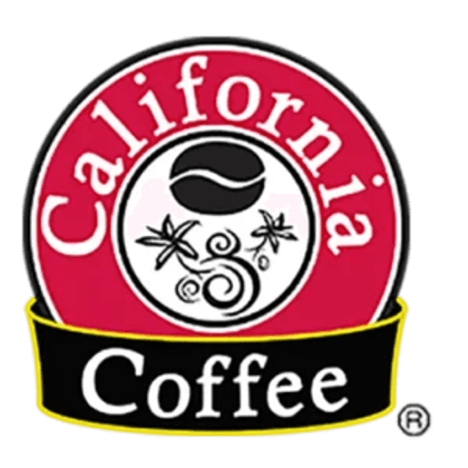 Logo da franquia California Coffee – Alimentação