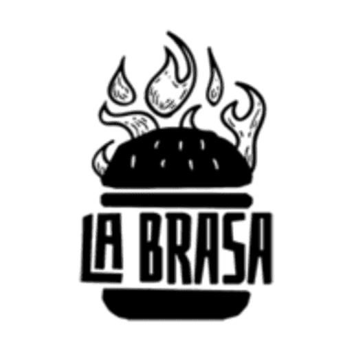 Logo da franquia La Brasa Burger – Alimentação