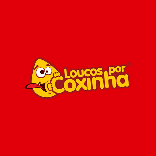 Logo da franquia Loucos Por Coxinha – Alimentação