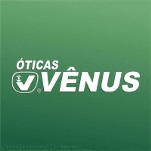 Logo da franquia Óticas Vênus – Beleza e Estética