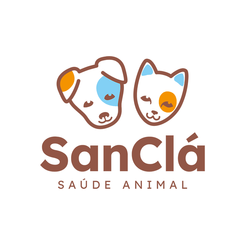 Logo da franquia Sanclá Saúde Animal – Saúde e Bem-estar