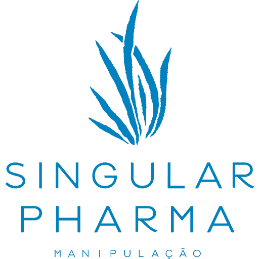 Logo da franquia Singular Pharma Manipulação – Beleza e Estética