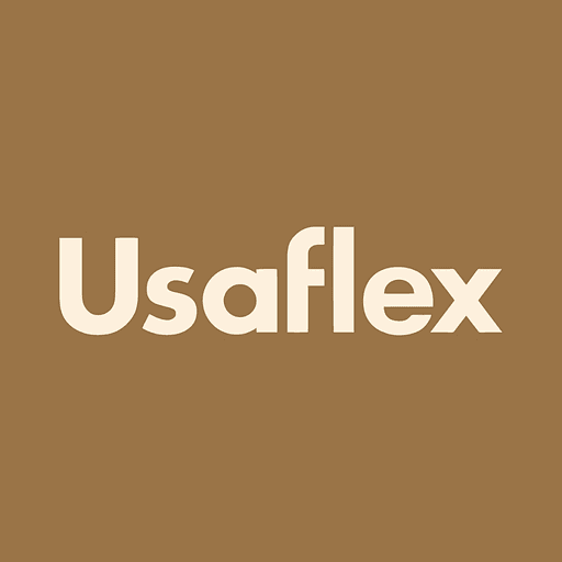 Logo da franquia Usaflex – Moda